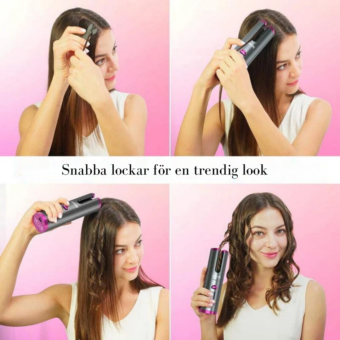 GlamCurls™ | Innovativ locktång för omedelbara glamour-lockar