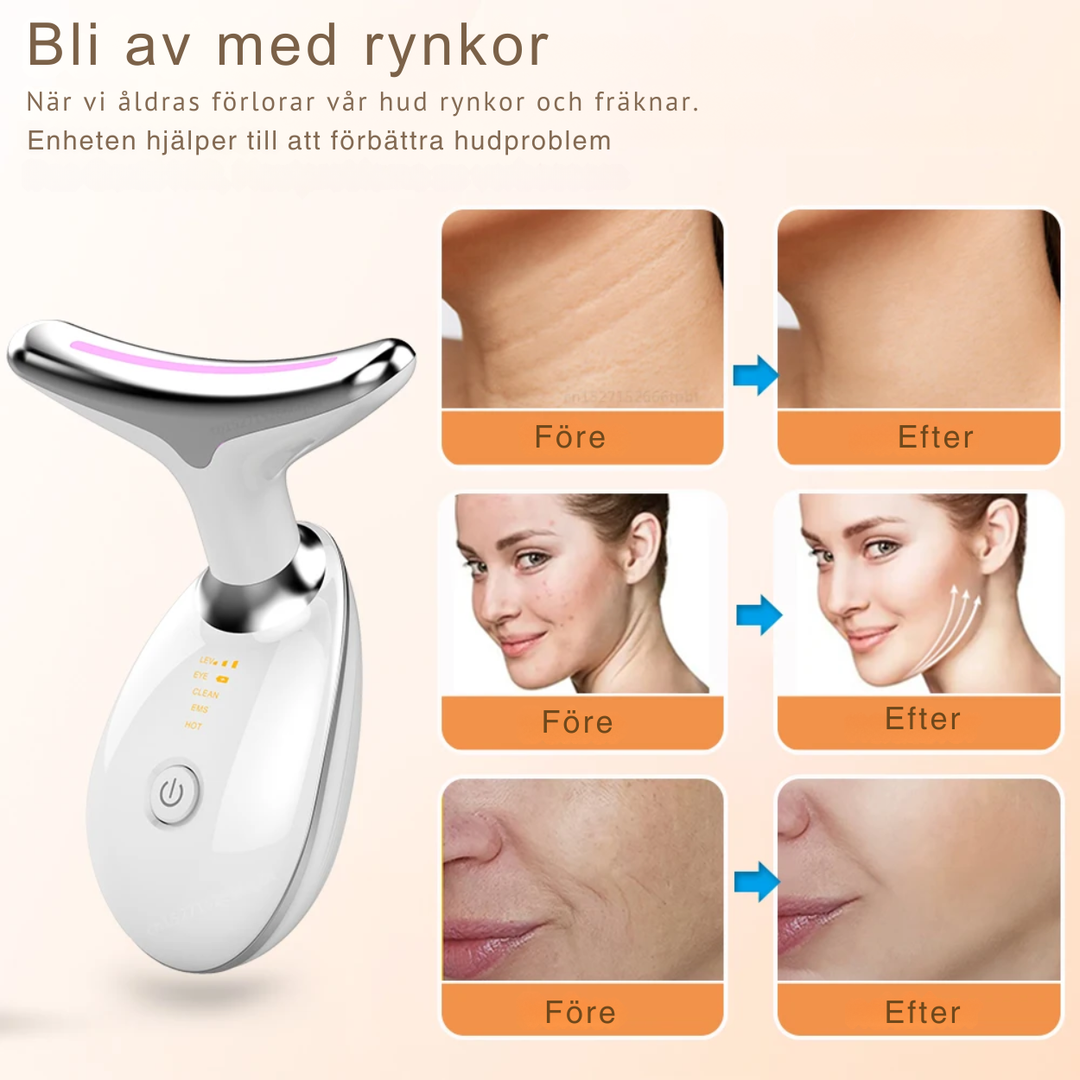 FaceGlow™ | Anti-rynka & Uppstrammande ansiktsmassageapparat