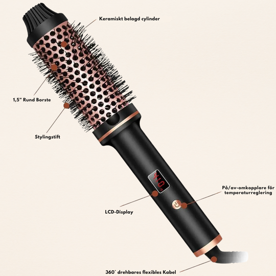 SmoothCurl™ | 3 i 1 Ionisk locktång & hårglättare