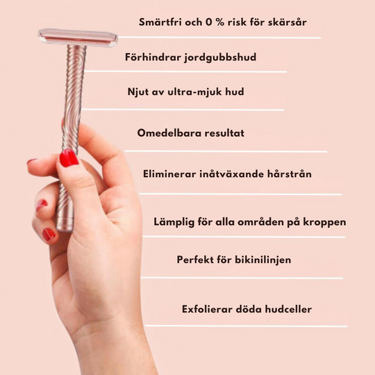 Rakhyvel i rostfritt stål™ | Uppgradera till en rakhyvel som fungerar